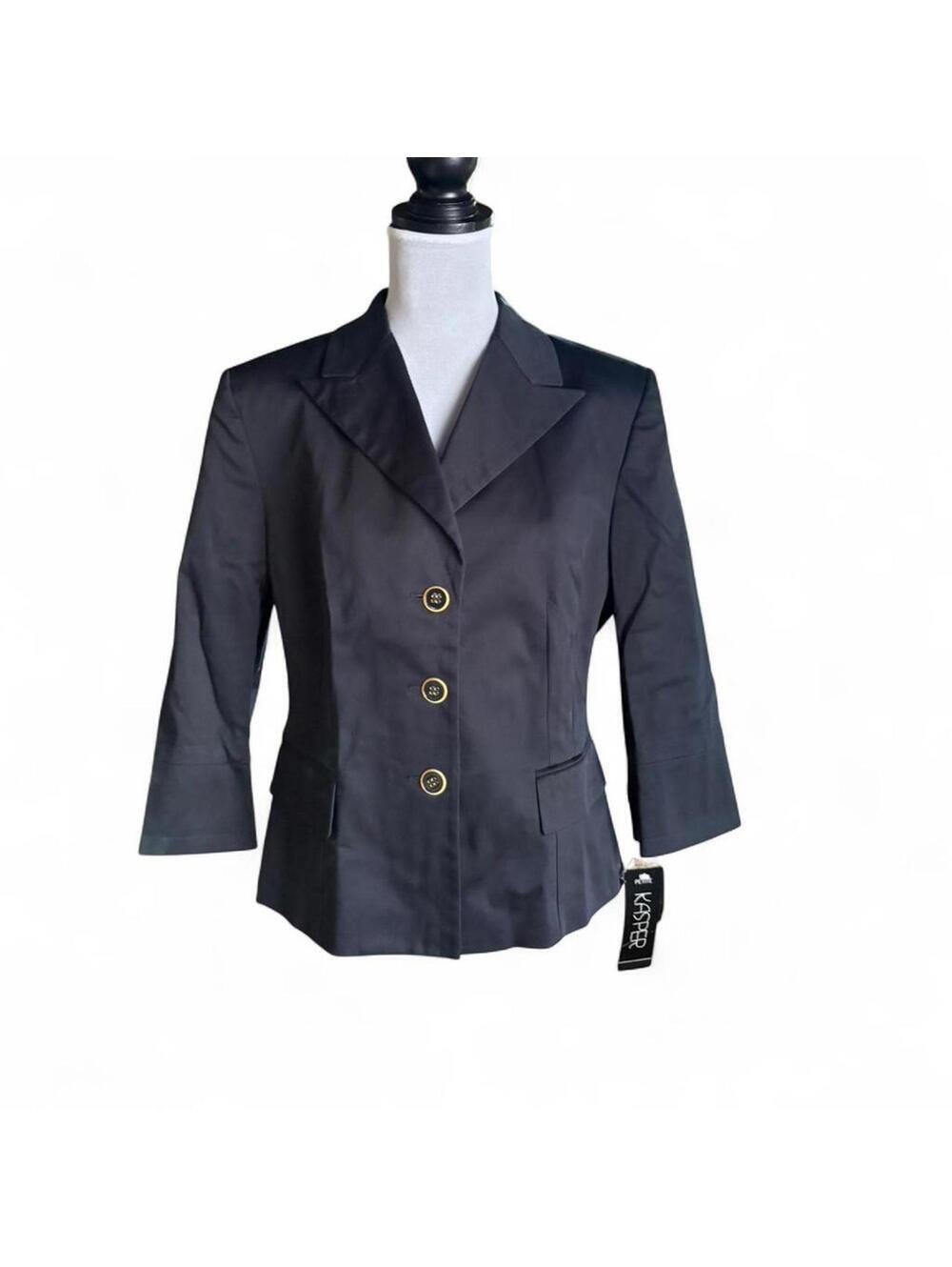Kasper Women's Navy Jacket size 14 NWT